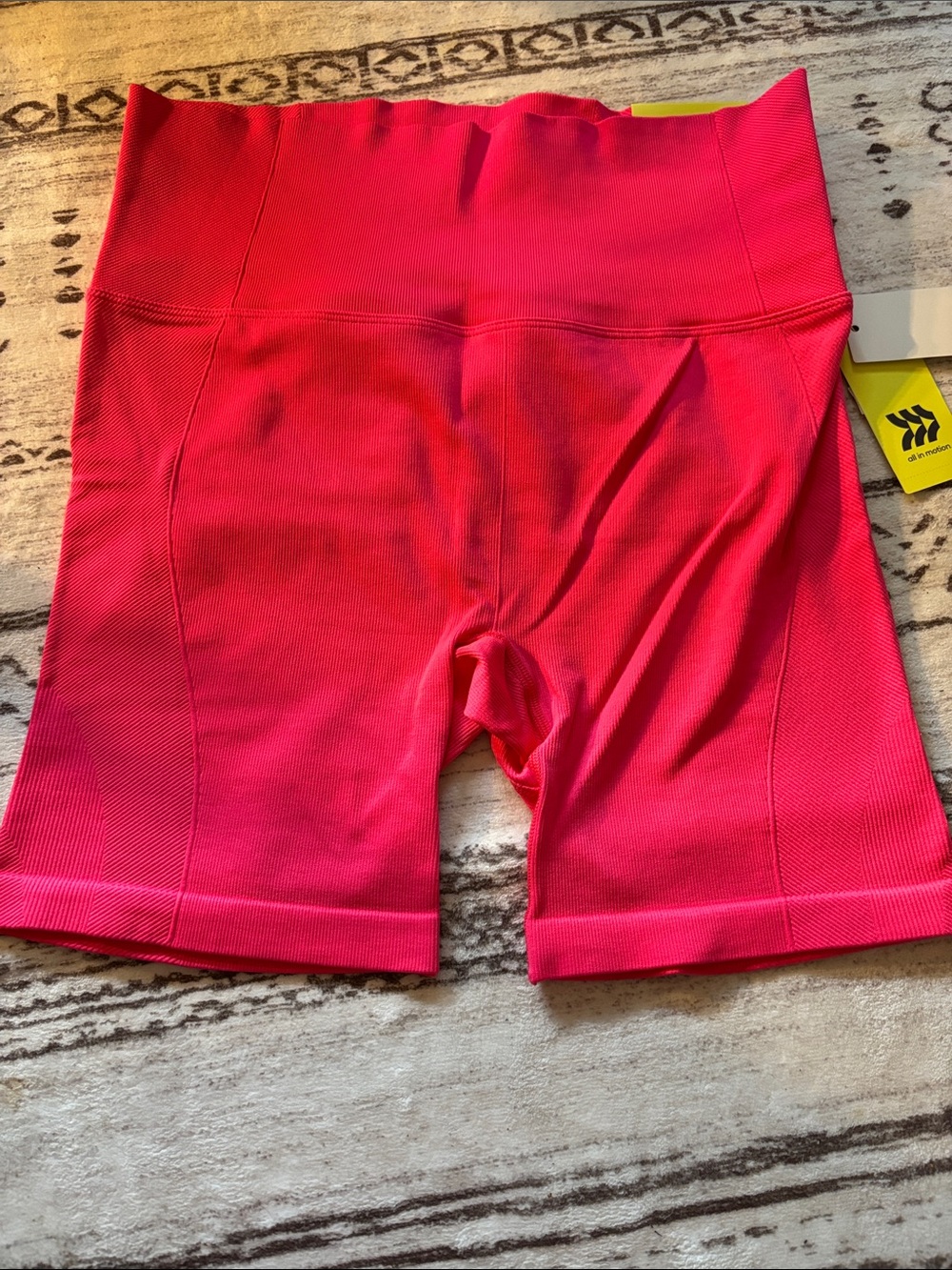 all in motion Hot Pink High-Waist Seamless Bike Shorts